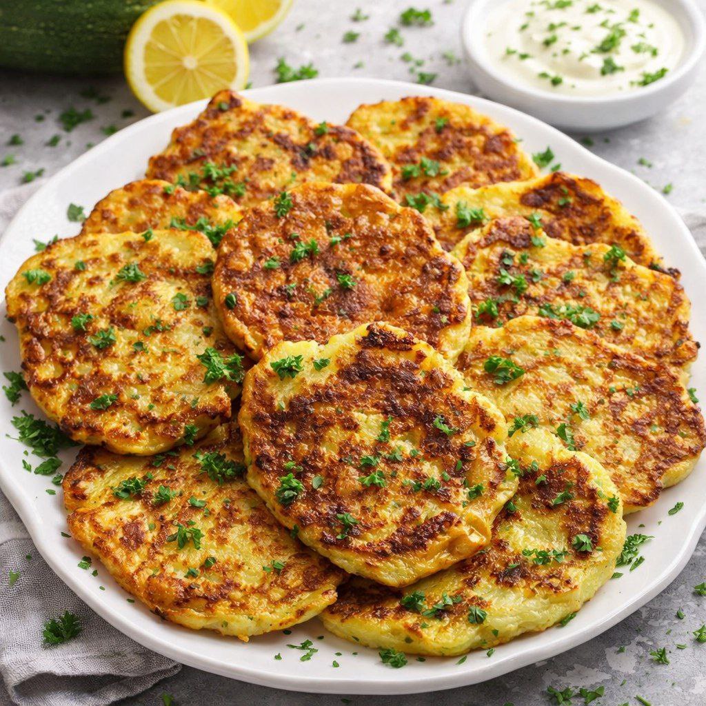 Кабачковые оладушки