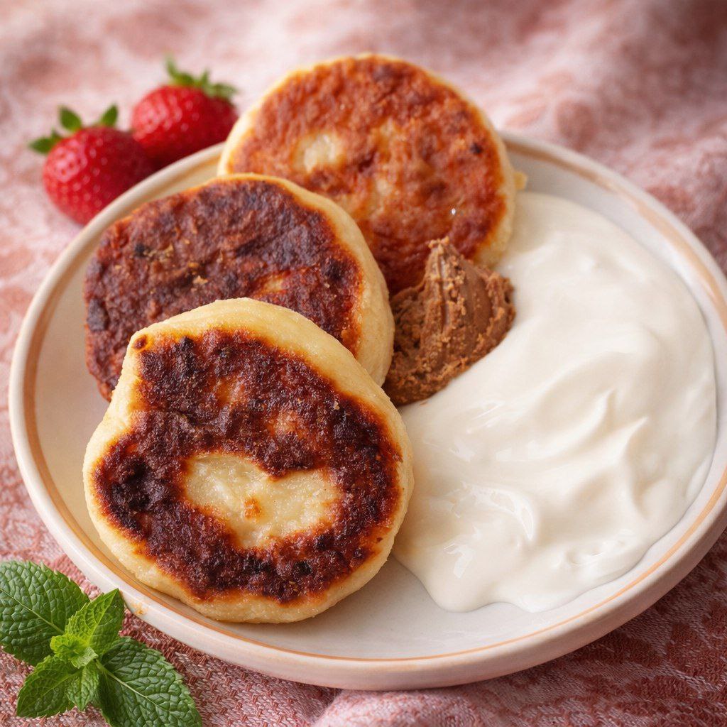 Сырники с яблоком без сахара